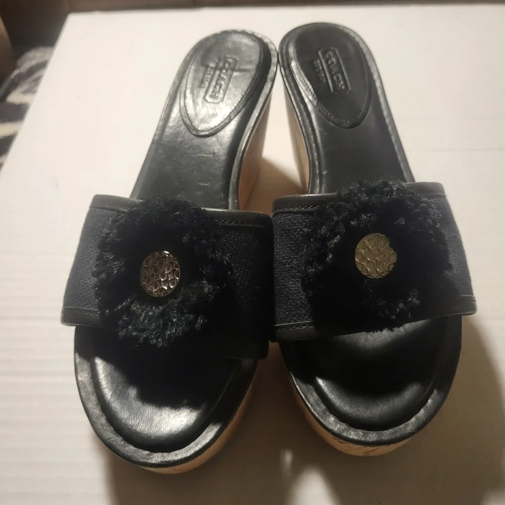 Vintage Coach Wedge‎ Heels Y2K, Floral Design, Women's Size 8.5 - Picture 12 of 12